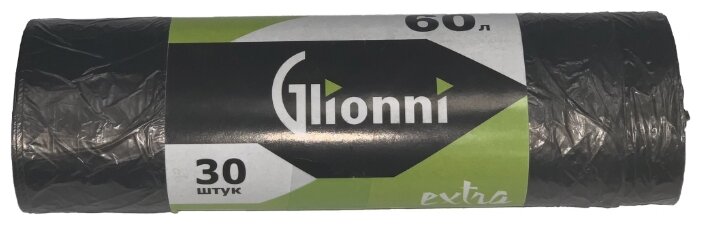 Мешки для мусора Glionni Extra 60 л (30 шт.) (фото modal 1)