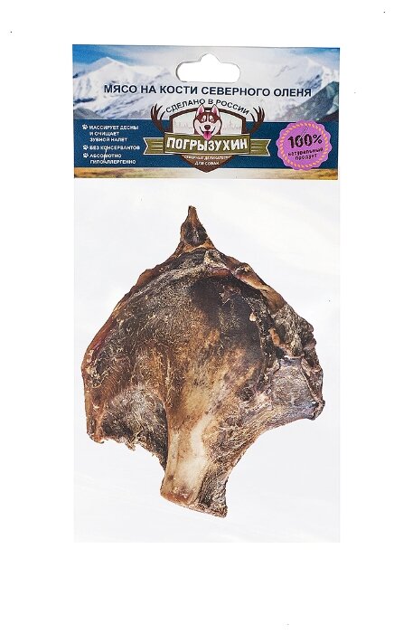Лакомство для собак Погрызухин Мясо на кости северного оленя L (фото modal 1)
