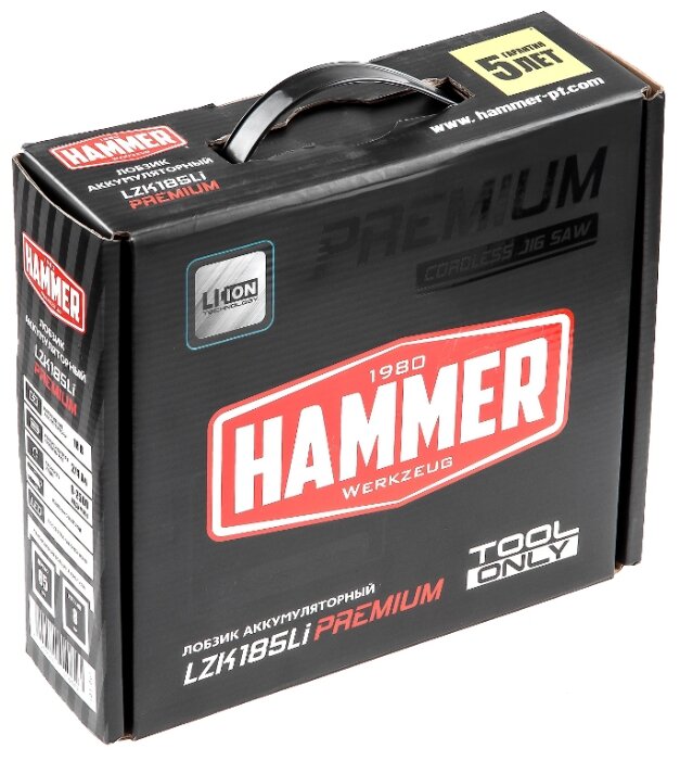 Электролобзик Hammer LZK185Li PREMIUM (фото modal 10)