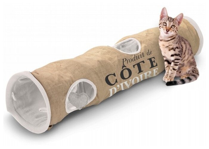 Тоннель для кошек D&D 434/436448-434/436455 120х25х25 см (фото modal 1)