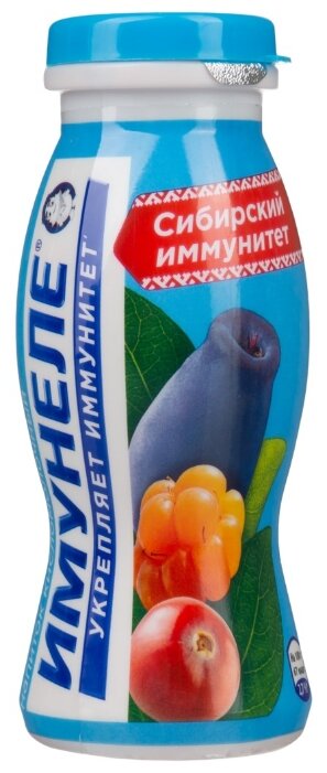 Кисломолочный напиток Имунеле Сибирский иммунитет 1.2%, 100 г (фото modal 1)