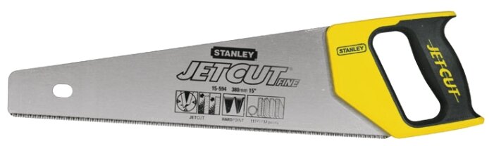 Ножовка по дереву STANLEY JETCUT FINE 2-15-594 380 мм (фото modal 1)