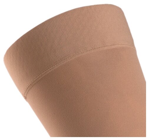 Чулки mediven Plus с силиконовой резинкой на широкое бедро, открытый носок, 3 класс (фото modal 3)