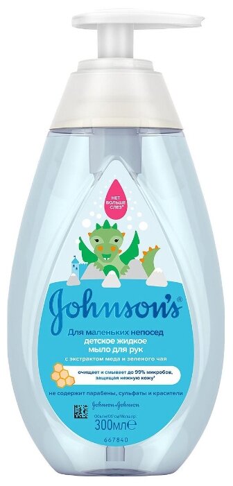 Johnson's Baby Жидкое мыло Для маленьких непосед (фото modal 1)
