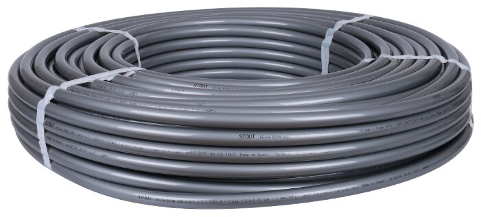 Труба водопроводная STOUT PE-Xa/EVOH универсальная SPX-0001-002028, сшитый полиэтилен, 20мм, 100м (фото modal 1)