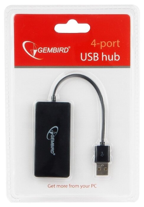 USB-концентратор Gembird UHB-U2P4-03, разъемов: 4 (фото modal 4)