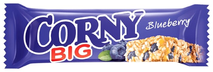 Злаковый батончик Corny Big Blueberry с черникой, 24 шт (фото modal 1)