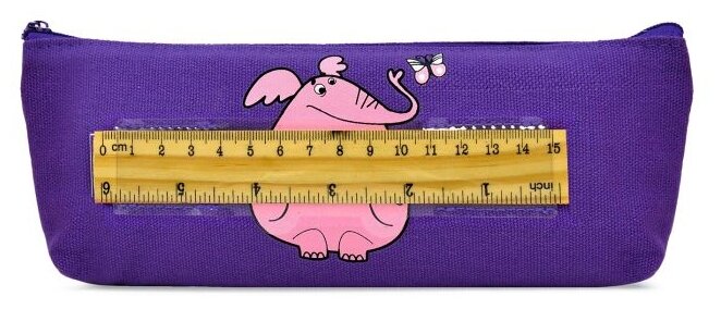 Феникс+ Пенал Розовый слон с линейкой (48476) (фото modal 1)