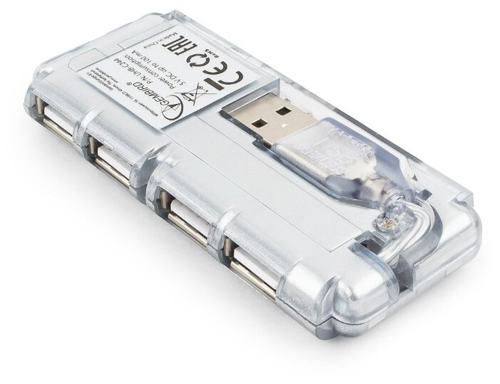 USB-концентратор Gembird UHB-C244, разъемов: 4 (фото modal 2)