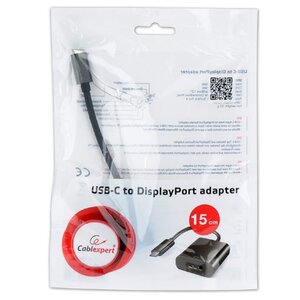 Переходник Cablexpert USB Type-C - DisplayPort (A-CM-DPF-01) 0.15 м (фото modal nav 2)