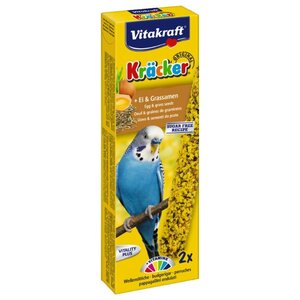 Лакомство для птиц Vitakraft Крекеры для волнистых попугаев яичные (фото modal nav 1)