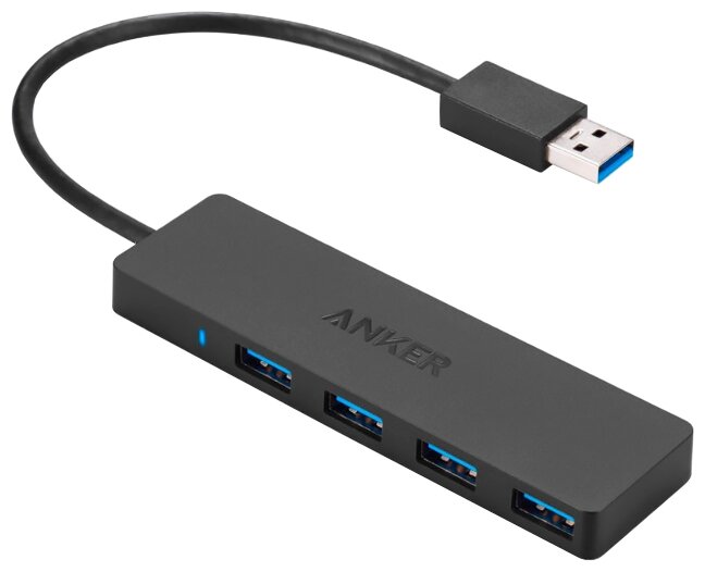 USB-концентратор ANKER 4-Port Ultra-Slim USB 3.0 Hub, разъемов: 4 (фото modal 1)