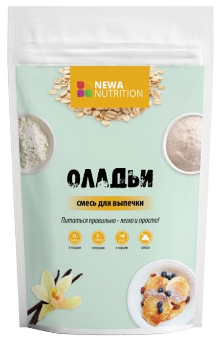 NEWA Nutrition смесь для выпечки Оладьи, 0.2 кг (фото modal 1)