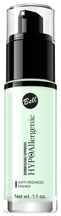 Bell база под макияж гипоаллергенная нейтрализующая покраснения HYPOAllergenic Anti-Redness Primer 30 мл (фото modal 1)