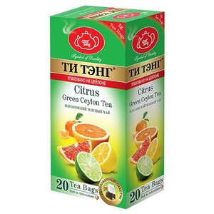 Чай зеленый Ти Тэнг Citrus в пакетиках (фото modal nav 1)