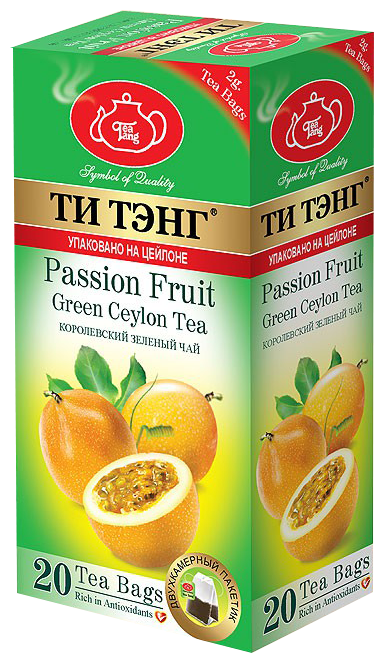 Чай зеленый Ти Тэнг Passion fruit в пакетиках (фото modal 1)