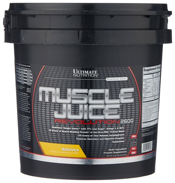 Гейнер Ultimate Nutrition Muscle Juice Revolution (5.04 кг) (фото modal 2)