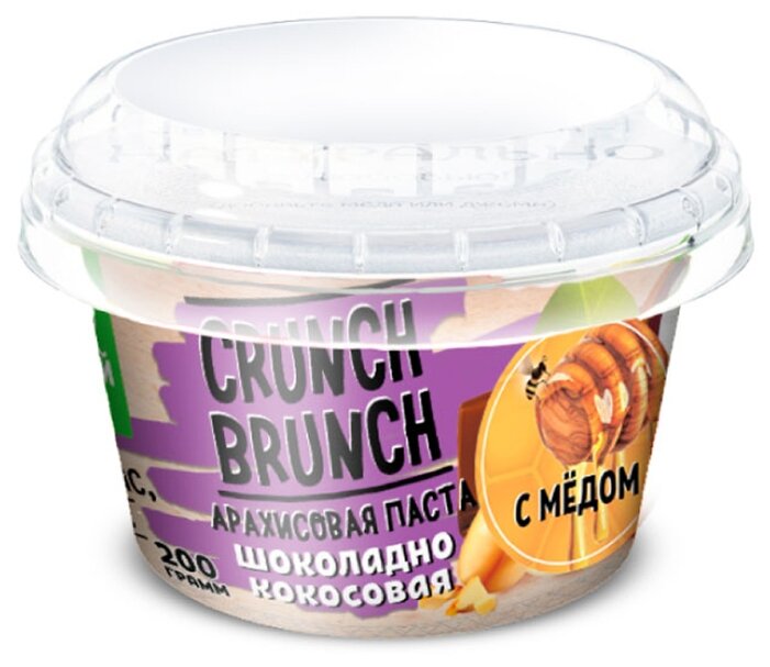 Crunch Brunch Арахисовая паста Шоколадно-кокосовая с мёдом (фото modal 1)