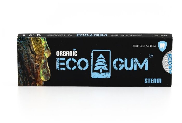 Жевательная резинка Eco Gum Steam (фото modal 1)