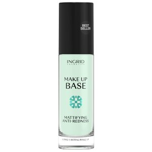 Ingrid Cosmetics база под макияж корректирующая Makeup Base Mattifying Anti-Redness 30 мл (фото modal nav 1)