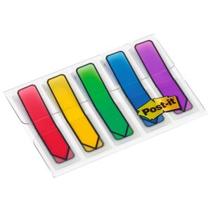 Post-it Закладки Стрелки 5 цветов по 20 шт, 11,9х43,2 мм (684-ARR1) (фото modal nav 2)