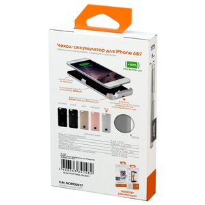 Чехол-аккумулятор INTERSTEP Metal battery case для iPhone 6/7 (фото modal nav 24)
