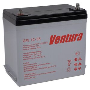 Аккумуляторная батарея Ventura GPL 12-55 55 А·ч (фото modal nav 1)