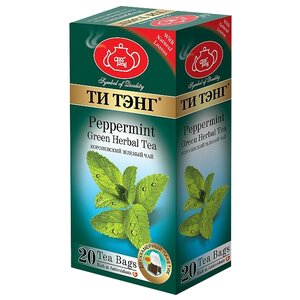 Чай зеленый Ти Тэнг Peppermint в пакетиках (фото modal nav 1)