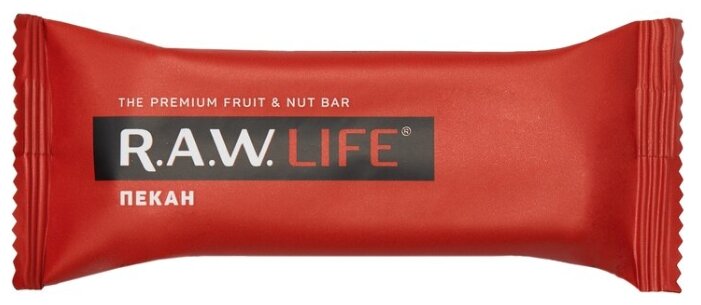Фруктовый батончик R.A.W. Life Орехово-фруктовый батончик R.A.W. LIFE без сахара Пекан, 20 шт (фото modal 3)