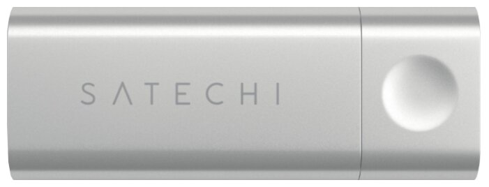 Кардридер Satechi Aluminum Type-C Micro/SD Card Reader (фото modal 1)