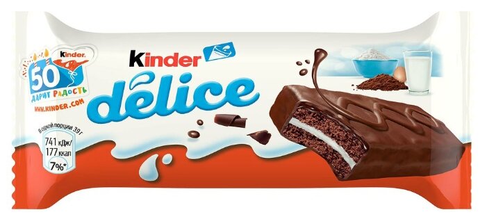 Пирожное Kinder Delice 29.2%, 39 г (фото modal 1)