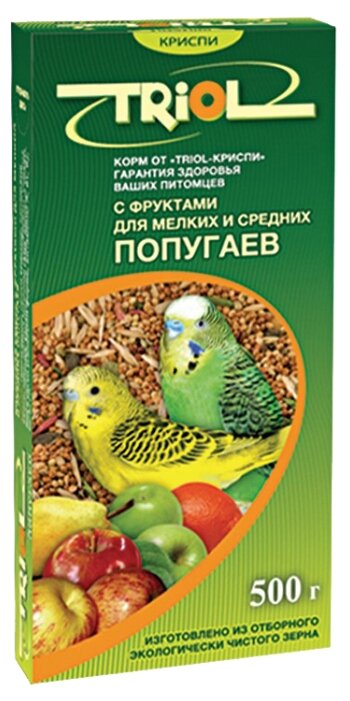 Triol корм Standard с фруктами для мелких и средних попугаев (фото modal 3)