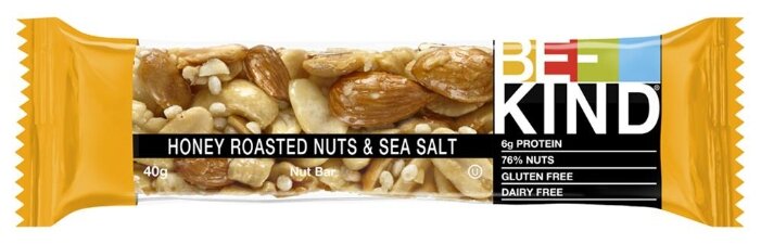 Ореховый батончик KIND Honey Roasted Nuts & Sea Salt, 12 шт (фото modal 5)