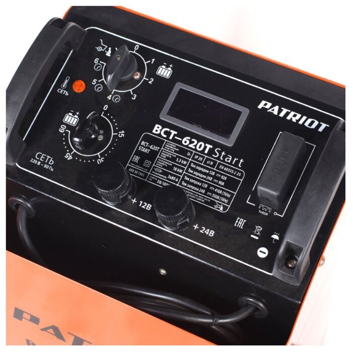 Пуско-зарядное устройство PATRIOT BCT-620T Start (фото modal 2)
