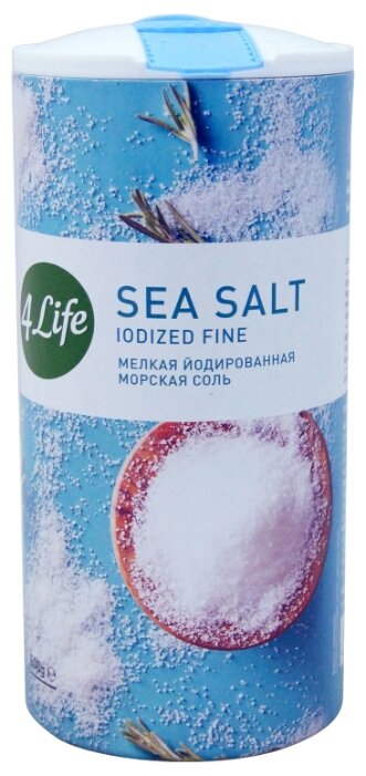4Life соль морская йодированная мелкий помол, 500 г (фото modal 1)