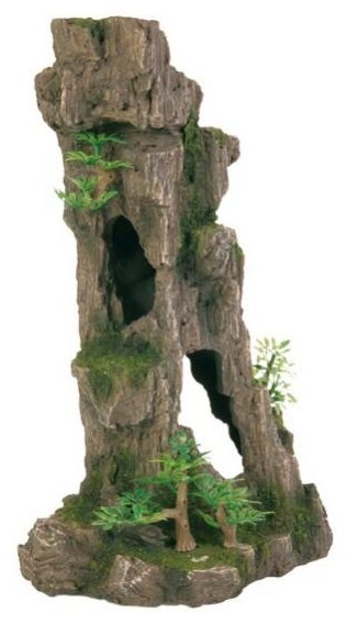 Грот TRIXIE Скала с пещерой с растениями (8857) высота 17 см (фото modal 1)