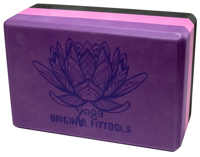 Блок для йоги Original FitTools FT-3DBLOCK (фото modal 2)