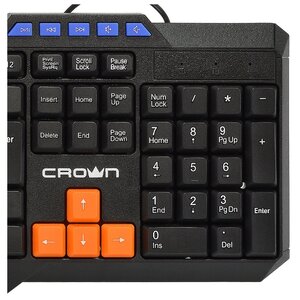 Клавиатура CROWN MICRO CMK-482 Black USB (фото modal nav 3)