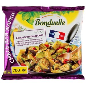 Bonduelle Замороженная овощная смесь Средиземноморская для жарки 700 г (фото modal nav 1)