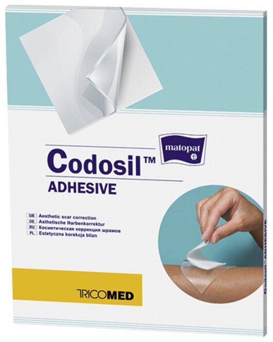 Matopat повязка силиконовая для рубцов Codosil Adhesive (7х7 см) (фото modal 1)
