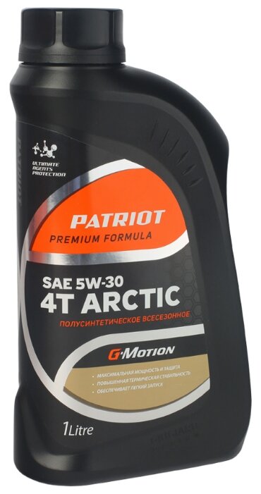 Масло для садовой техники PATRIOT G-Motion Arctic 5W-30 1 л (фото modal 1)