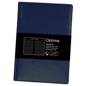 Ежедневник Listoff Optima недатированный, искусственная кожа, А5, 136 листов (фото modal nav 4)