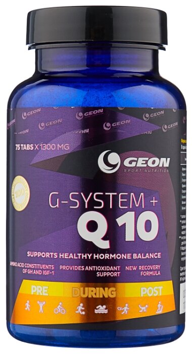 Антиоксидант G.E.O.N. G-System+Q10 (75 таблеток) (фото modal 1)