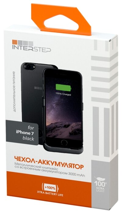 Чехол-аккумулятор INTERSTEP Metal battery case для iPhone 7/8 (фото modal 4)