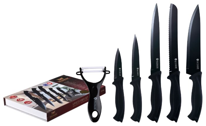 Набор Zillinger 5 ножей и овощечистка ZL-802 (фото modal 2)