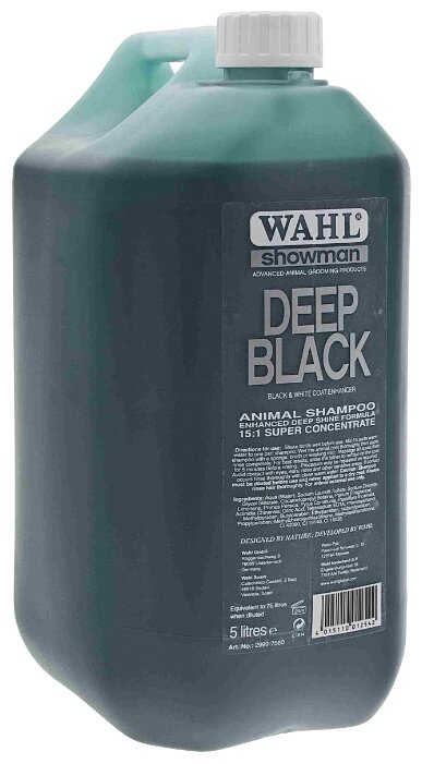 Шампунь MOSER Wahl Deep Black для животных темных окрасов 5 л (фото modal 1)