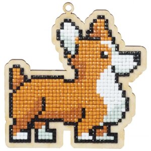 Гранни Набор алмазной вышивки Собака Рокки (W0106) 9,7x10,3 см (фото modal nav 1)