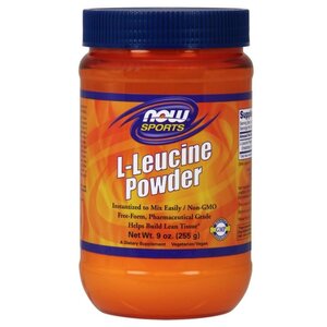 Аминокислота NOW L-Leucine Powder (255 г) (фото modal nav 1)