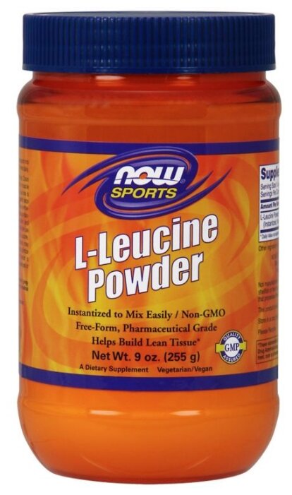Аминокислота NOW L-Leucine Powder (255 г) (фото modal 1)