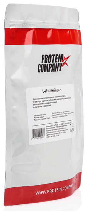 Аминокислота PROTEIN.COMPANY L-Изолейцин (250 г) (фото modal 2)